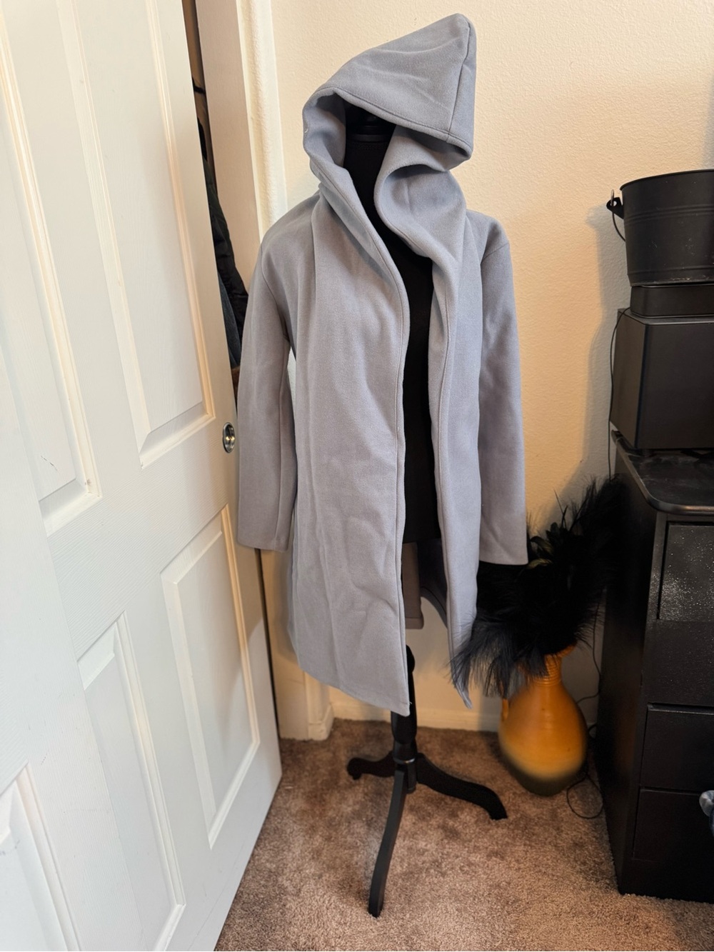Lilac Hooded Women's Coat